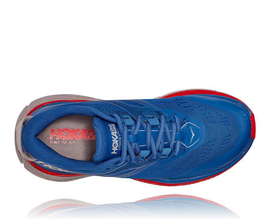 Hoka One One Trail Schoenen Heren - Stinson Atr 6 - Blauw - KP1970845